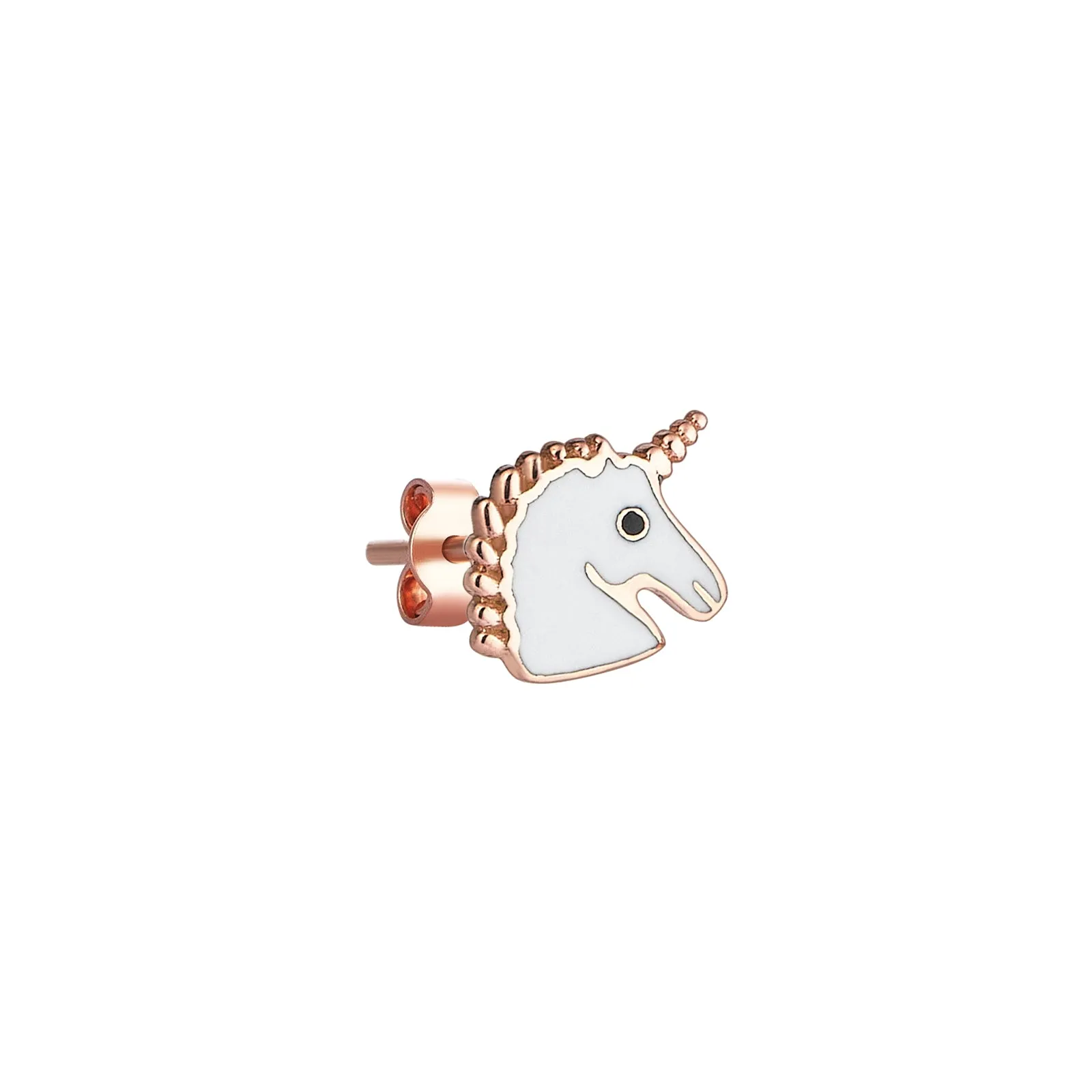 Night Moon Stud Earring