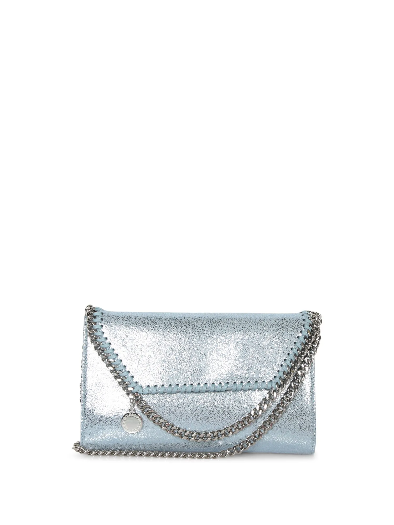 Shiny Blue Mini Crossbody Bag