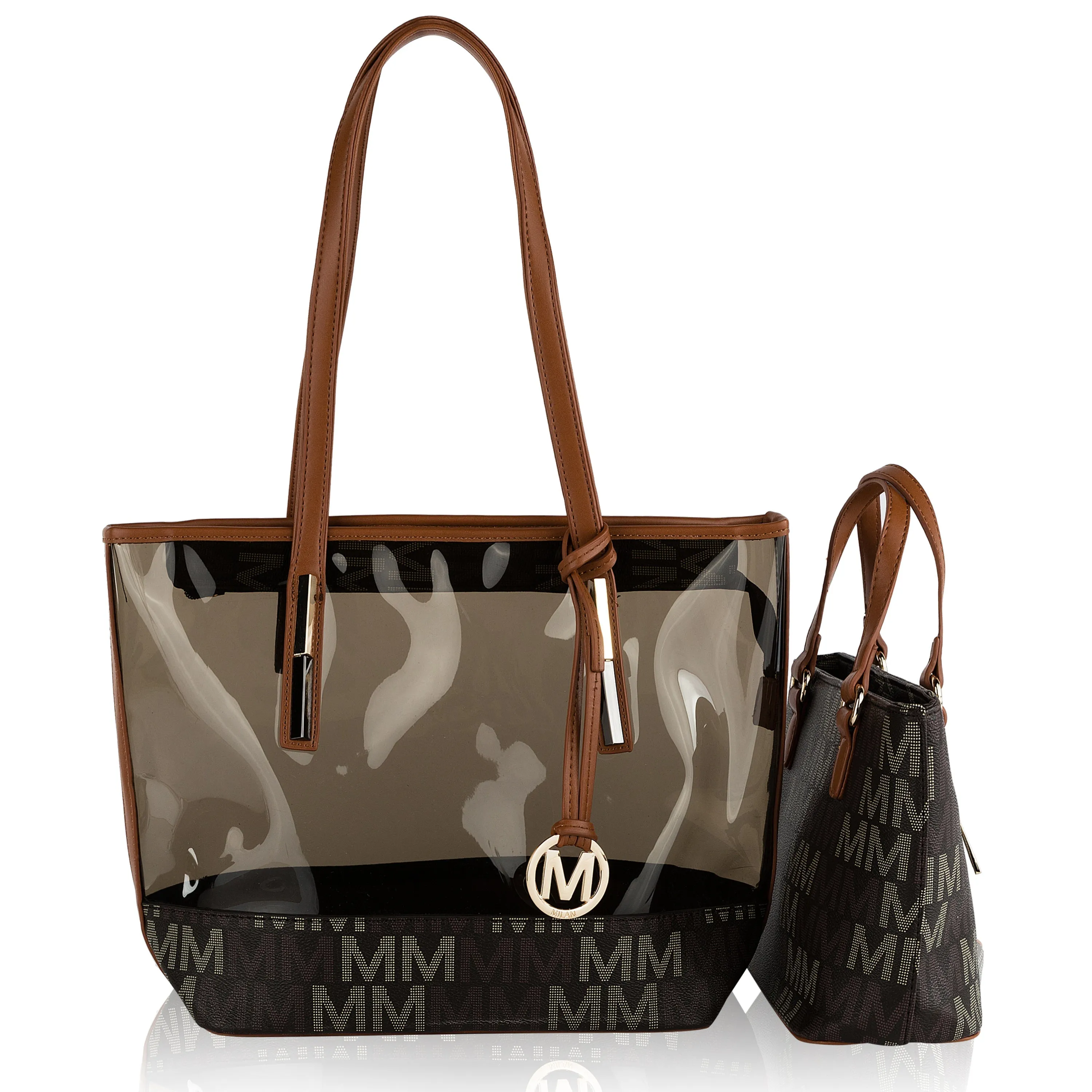 Tayla Signature Tote Bag and Mini Tote Set